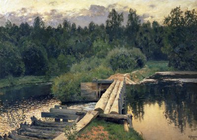 At the Shallow by Isaak Ilyich Levitan